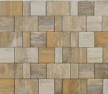 Тротуарная плитка Braer Старый Город Ландхаус 60 мм Colormix Песчаник гладкая