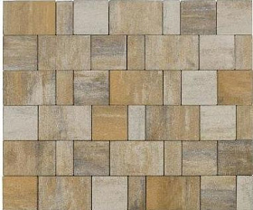 Тротуарная плитка Braer Старый Город Ландхаус 60 мм Colormix Песчаник гладкая