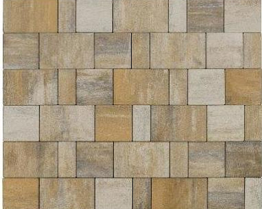 Тротуарная плитка Braer Старый Город Ландхаус 60 мм Colormix Песчаник гладкая