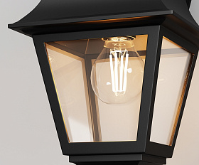 Настенный светильник (бра) Abbey Road Maytoni O003WL-01B цвет Черный