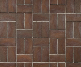 Тротуарная клинкерная брусчатка ЛСР Милан 200х100х50 мм, бордо