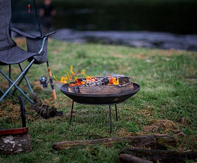 Костровая чаша чугунная Concretika Premium C60, толщина 7 мм