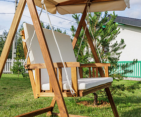 Диван-Качели Bruno Royal Family двухместные из массива акации