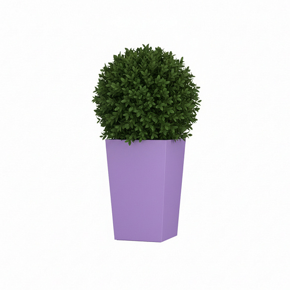 Кашпо Concretika Коник 40x40x70 Лаванда 300 6035 фото 2