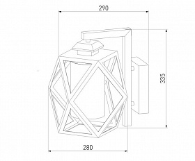 Уличный светильник Elektrostandard Ambra D IP33 35133/D черный