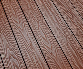 Террасная доска Террапол Смарт 3D Полнотелая с пазом 4000 или 3000х130х22 мм, цвет Орех Милано