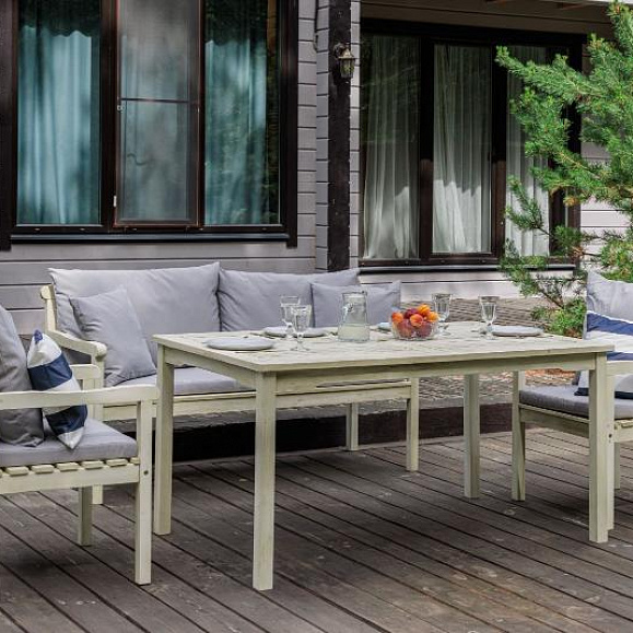 Обеденный комплект мебели Sierra Royal Family, цвет белый фото 1