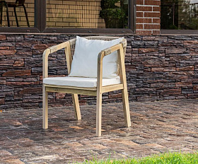 Обеденное кресло Michelle Royal Family из дерева, цвет бежевый