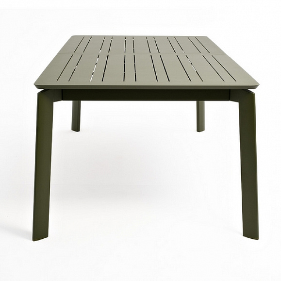 Обеденный стол из алюминия ГОНЗО раздвижной 200/300 см олива Joygarden фото 7