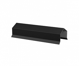 Верхняя заглушка Металлопрофиль Rancho Pe Standart 0,45 RAL9005