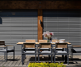 Обеденная группа из алюминия TOPA XL Joygarden