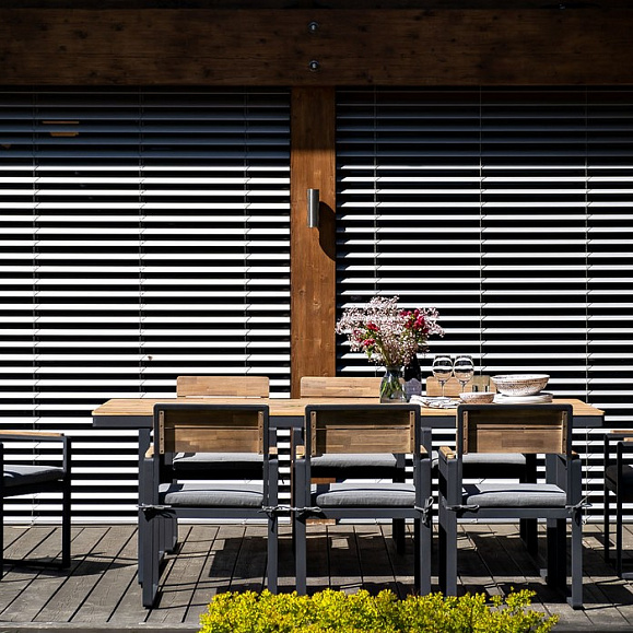 Обеденная группа из алюминия TOPA XL Joygarden фото 7