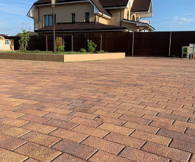 Брусчатка Прямоугольник Листопад 2.П.6 60 мм. Осень