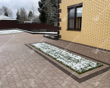 Тротуарная плитка Фабрика Готика Новый Город 60 мм Сильвер 1