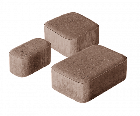 Тротуарная плитка Нобетек Новая Классика 1нКЛ5ф Бежевая