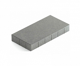 Тротуарная плитка 342 механический завод Плита 600х300х80 мм, серый