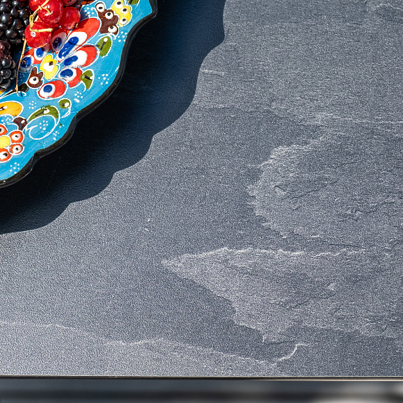 Конте интерьерный стол из HPL 63x63см, цвет серый гранит фото 7