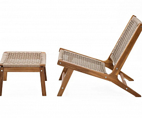 Кресло-лаунж из акации CALISTO Joygarden