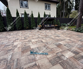 Тротуарная плитка Выбор Грандо Б.9.Фсм.6 60 мм Листопад Песчаник