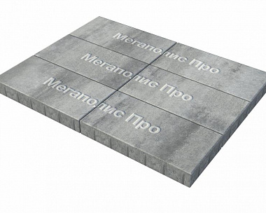Тротуарная плитка Выбор Прямоугольник Б.5.П.10 600х300х100 мм Искусственный камень Шунгит