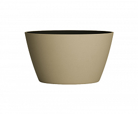 Кашпо Concretika Боул D80H45 Имбирный 1019
