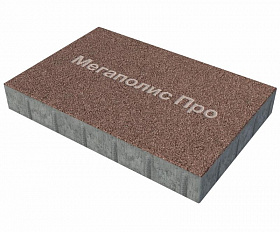 Тротуарная плита Фабрика Готика 600х400х60 мм Сильвер 7