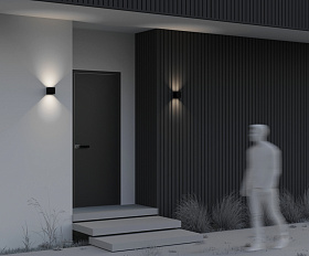 Архитектурная подсветка Fulton 3000К 6Вт IP 54 Maytoni O572WL-L6B цвет Черный