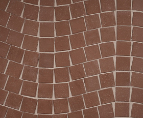 Клинкерная брусчатка ЛСР Мюнхен квадро 100х100х50 мм, коричневый