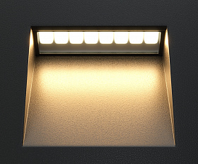 Подсветка для лестниц Arca Maytoni O038-L3B цвет Черный