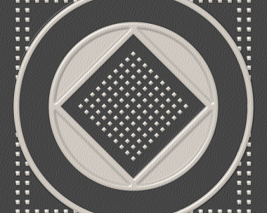 Керамогранитная плитка Estima Декоративная вставка Macedonia Grey 5,8x5,8 неполированный