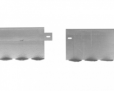Металлический бордюр (толщина стали 1,5 мм) h50, L1200, b45