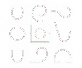 Скамья для костровой зоны SKM180 Concretika 180x35x45 см