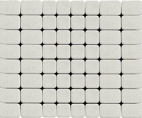 Тротуарная плитка Braer Классико Дуо 40 мм Белый