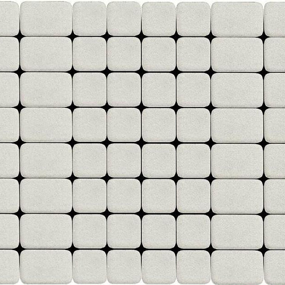 Тротуарная плитка Braer Классико Дуо 40 мм Белый фото 1