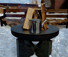 Кольцо на чашу чугунное Concretika 80 см