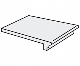 Клинкерная ступень флорентинер Stroeher Keraplatte Aera 710 crio, 340x294x12 мм