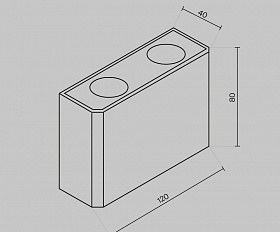 Архитектурная подсветка Show 3000K 4Вт IP 54 Maytoni O433WL-L4W3K цвет Белый