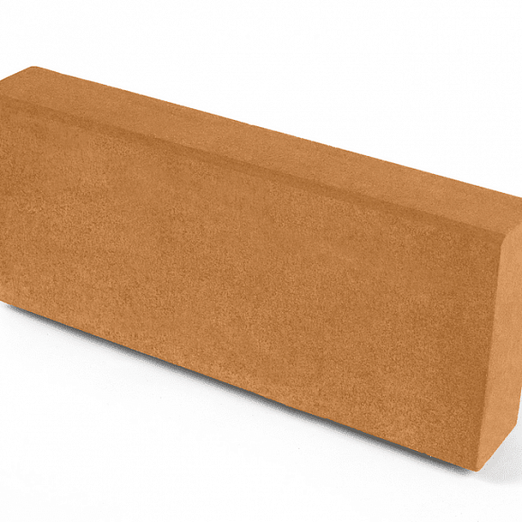 Бортовой камень тротуарный Нобетек БР 50.20.8 персиковый фото 1