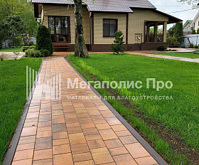 Бордюр садовый Braer 1000х200х80 Коричневый