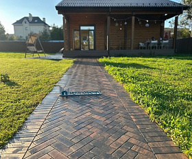 Тротуарная плитка 342 механический завод Паркет 240x80x60мм ColorMix Сидней