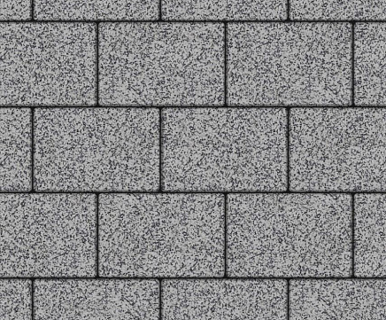 Тротуарная плитка Выбор Ла-Линия Б.1.П.8 300х200х80 мм Гранит Серый с черным
