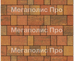 Тротуарная плитка Выбор Старый город Листопад 1Ф.8 80 мм Арабская ночь