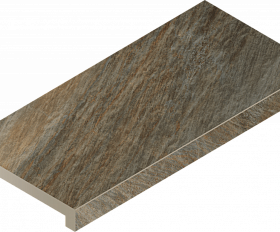 Керамогранитная ступень Italon Манетик X2 Дарк X2 33X60 Фронт