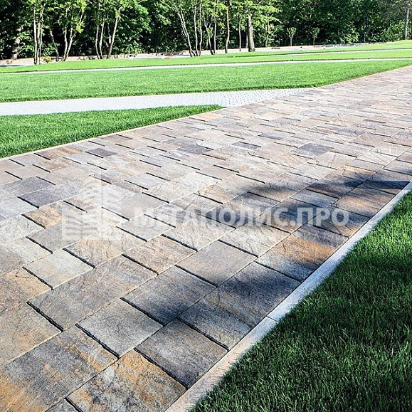 Тротуарная плитка Выбор Антара Искусственный камень Б.1.АН.6 60 мм. Базальт фото 2