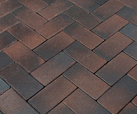 Тротуарная клинкерная брусчатка Penter Emsland, 200x100x52 мм