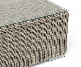 Боно журнальный столик из искусственного ротанга, цвет бежевый