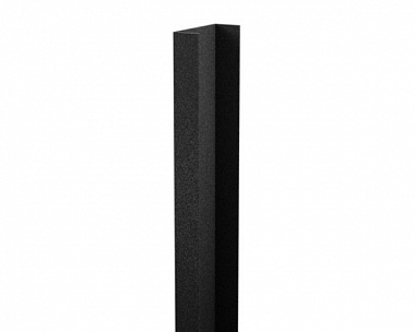 Планка для крепежа боковая жалюзи Металлопрофиль Rancho Rooftop Бархат 0.5 RAL9005