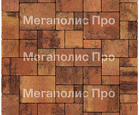 Тротуарная плитка Выбор Мюнхен Б.2. Фсм.6 60 мм Листопад гранит Саванна