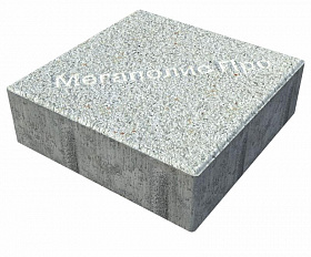 Тротуарная плитка Фабрика Готика Квадрат 200х200х60 мм Голд Кристалл