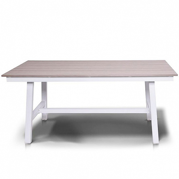 Сан Ремо стол обеденный из ДПК, каркас алюминиевый фото 2